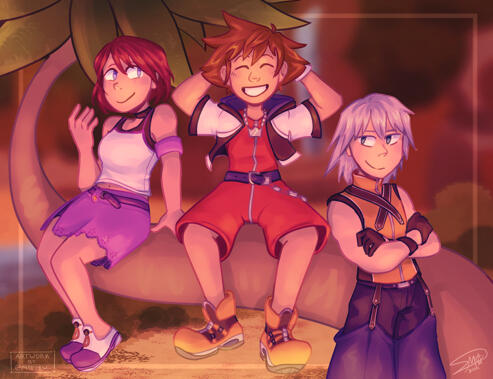 &quot;Destiny Trio!&quot; - Kingdom Hearts